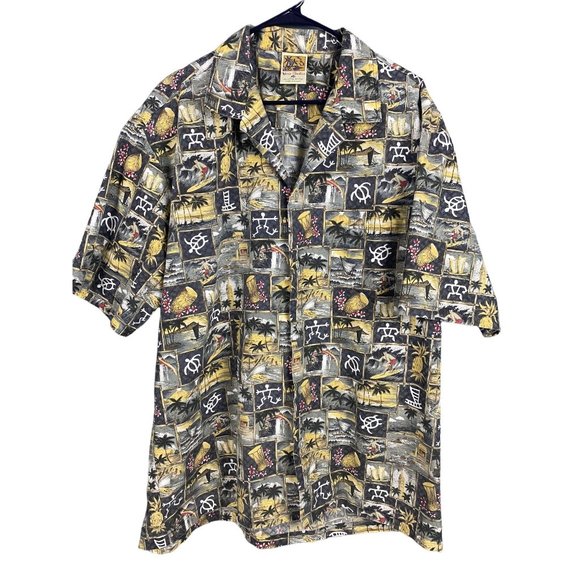 Winnie Fashion Other - Winnie Fashion Yellow/Black Turtles Tribal 2XL